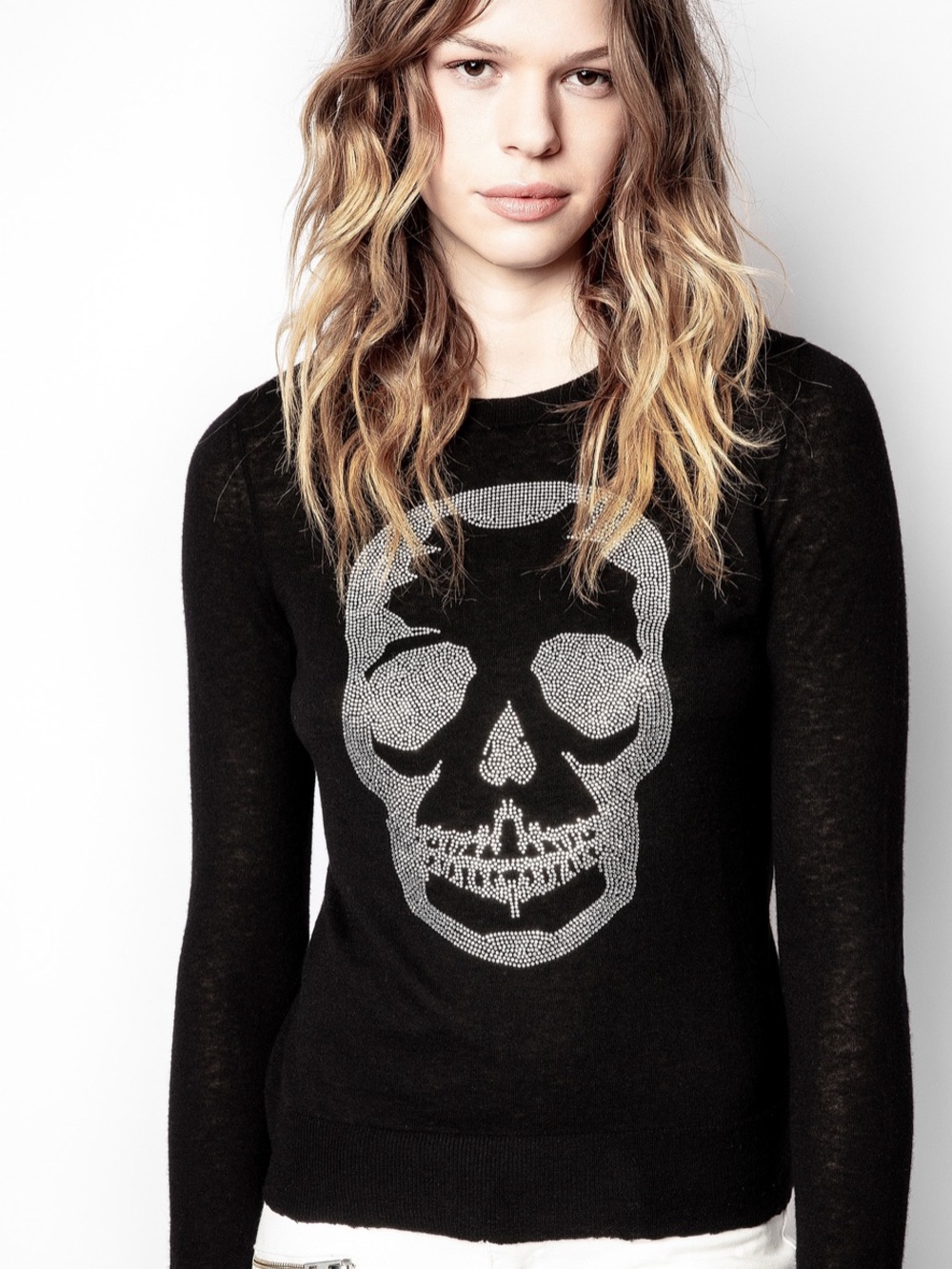 Zadig & Voltaire Miss Bis Cashmere Sweater - Sz L - NWT in org packaging